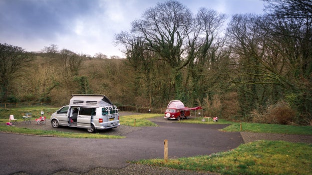 Llanborth Campervan Site, Ceredigion, Wales